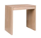 Simple modern desk "Subotica" 01 with practical drawer, Sonoma oak, 76 x 80 x 45 cm, quick and easy assembly, pleasant color