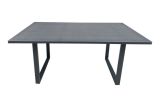 Milan garden table with aluminum glass top - Colour: anthracite, Length: 1400 mm, Width: 800 mm, Height: 590 mm