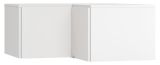Attachment for corner wardrobe Invernada, Colour: White - Measurements: 45 x 102 x 104 cm (H x W x D)