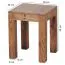 Space-saving side table made of Sheesham solid wood, color: Sheesham - Dimensions: 45 x 35 x 35 cm (H x W x D), with unique grain