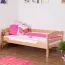 Youth bed / children's bed "Easy Premium Line" K1/n/s, solid beech wood natural - Dimensions: 90 x 200 cm