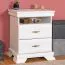 Bedside cabinet Sentis 28, color: pine white - 68 x 58 x 40 cm (H x W x D)