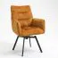 Swivel Chair Maridi 272, Colour: Brown - Measurements: 93 x 62 x 64 cm (H x W x D)