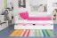 Children's bed / kid bed "Easy Premium Line" K1/s Full incl 2 drawers and 2 cover panels, 90 x 200 cm, White lacquered solid beech wood