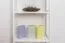 Shelf solid pine solid wood white lacquered Junco 55D - 164 x 50 x 30 cm (H x W x D)