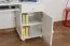 Desk solid pine wood painted white Junco 188 - Dimensions 106 x 120 x 57 cm