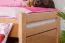 Children's bed / youth bed "Easy Premium Line" K1/2n incl. 2 drawers and 2 cover panels, 90 x 200 cm solid beech wood natural