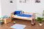 Kid bed "Easy Premium Line" K1/n/s, solid beech wood solid nature - measurements: 90 x 190 cm