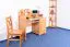 Desk solid pine solid wood alder Junco 188 - Dimensions: 106 x 120 x 57 cm (H x W x D)