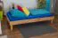 Futon bed / solid wood bed Wooden Nature 04 oiled beech heartwood - lying surface 90 x 200 cm (W x L) 