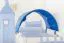 Motif - 1-piece tunnel for loft and bunk beds - Color: Dolphin