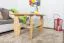 Coffee table solid pine solid wood natural 005 - Dimensions 60 x 110 x 75 cm (H x W x D)