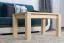 Coffee table solid pine solid wood natural Junco 484 - Dimensions 90 x 60 x 50 cm (W x D x H)