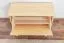 Solid pine shoe cabinet natural Junco 216 - 44 x 72 x 30 cm (H x W x D)