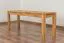 Wooden Nature 134 solid oak bench - 120 x 33 cm (L x W)