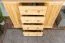 Chest of drawers solid pine solid wood natural 042 - Dimensions 100 x 118 x 47 cm (H x W x D)