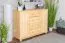 Chest of drawers solid pine solid wood natural 044 - Dimensions 100 x 136 x 42 cm (H x W x D)