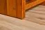 Bedside table solid pine wood, Oak coloured Junco 127 - Measurements: 43 x 40 x 35 cm (h x w x d)
