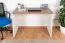 Children's room - Desk Hermann 07, Colour: White Bleached / Nut colours, solid wood - 78 x 110 x 60 cm (H x W x D)