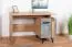 Desk Atule 09, Colour: Oak / Grey - Measurements: 80 x 120 x 56 cm (H x W x D)