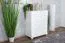 Chest of drawers solid pine solid wood white lacquered Junco 136 - Dimensions 100 x 80 x 42 cm