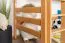 Children's bed / Loft bed "Easy Premium Line" K22/n, solid beech wood natural - Lying surface: 90 x 190 cm