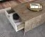 Coffee table Albondon 04, color: oak / white gloss - Dimensions: 100 x 68 x 46 cm (W x D x H)