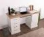 Writing desk Badile 17, Colour: Pine White / Brown - 80 x 147 x 55 cm (h x w x d)