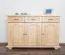 Chest of drawers solid pine solid wood natural Pipilo 14 - Dimensions 88 x 139 x 54 cm (H x W x D)