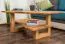 Wooden Nature 10 coffee table solid oiled beech heartwood - Dimensions 47 x 110 x 70 cm (H x W x D)