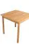 Easily combinable LIGA dining table in oak, square, dimensions 80 x 80 (W x D), table top height of 32 mm, laminate top, sturdy wooden legs