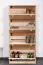 Shoe cabinet 001 solid pine natural wood - Dimensions 150 x 72 x 29 cm (H x W x D)