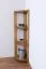 Shelf / corner shelf solid pine solid wood alder Junco 61 - Dimensions: 125 x 40 x 30 cm (H x W x D)