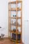 Shelf / corner shelf solid pine solid wood alder Junco 58 - Dimensions: 200 x 71 x 54 cm (H x W x D)