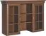 Display case attachment for chest of drawers Sentis, Colour: Dark Brown - 97 x 128 x 40 cm (H x W x D)