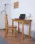 Table solid pine solid wood alder Junco 226C (square) - 100 x 50 cm (L x W)