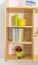 Hanging shelf / wall shelf solid pine solid wood natural 017 - Dimensions 90 x 100 x 20 cm (H x W x D)