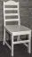 Chair solid pine solid wood white Junco 245 - Dimensions: 100 x 44 x 45 cm (H x W x D)