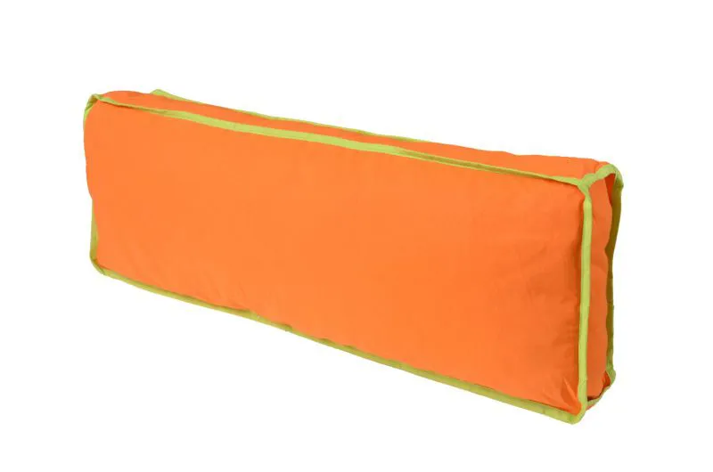 Side cushion - Color:Green/Orange