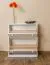 Shoe cabinet 005 solid pine, white lacquered - Dimensions 80 x 72 x 29 cm (H x W x D)