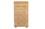 Chest of drawers solid pine solid wood natural 034 - Dimensions 100 x 55 x 47 cm (H x W x D)