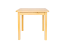 Table solid pine solid wood natural 002 (angular) - Dimensions 80 x 80 cm (W x D)